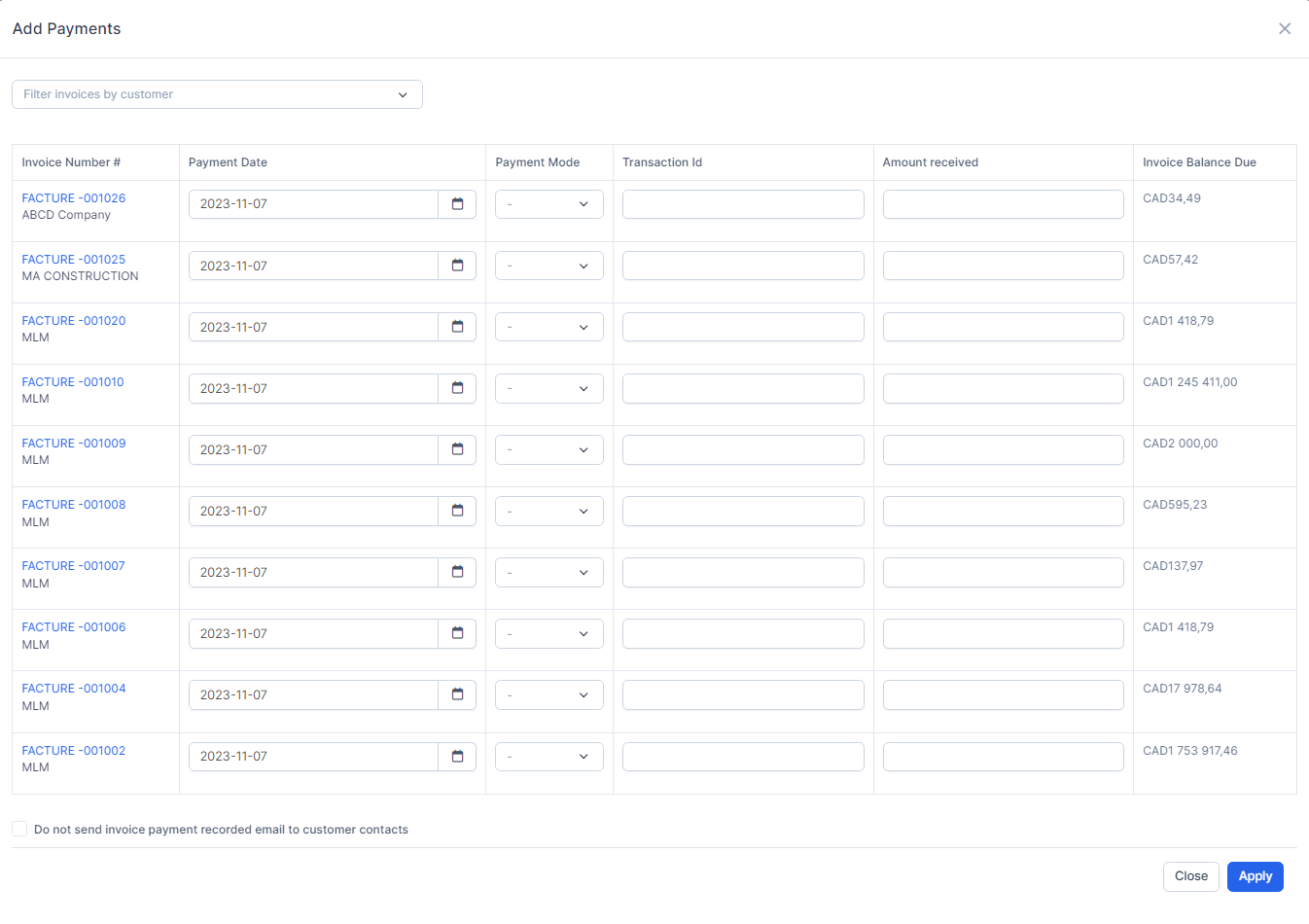 Invoices 2