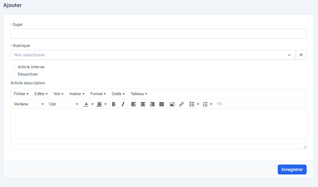 Knowledge base fr 0